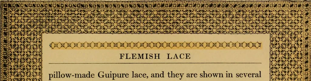 An illustration from The lace book, 1904, leaf 174