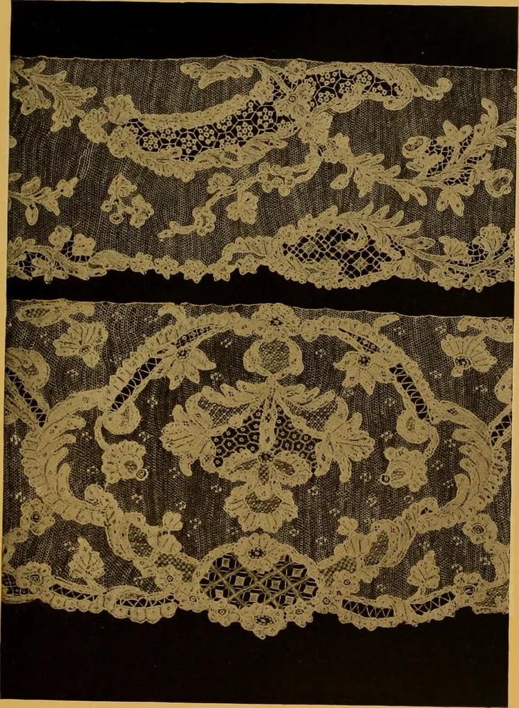 An illustration from The lace book, 1904, leaf 230