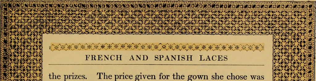 An illustration from The lace book, 1904, leaf 248