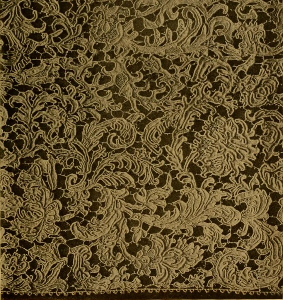 An illustration from The lace book, 1904, leaf 262