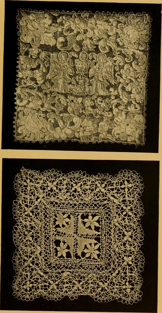 An illustration from The lace book, 1904, leaf 274