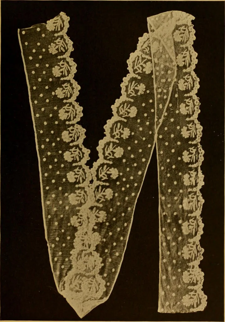 An illustration from The lace book, 1904, leaf 288
