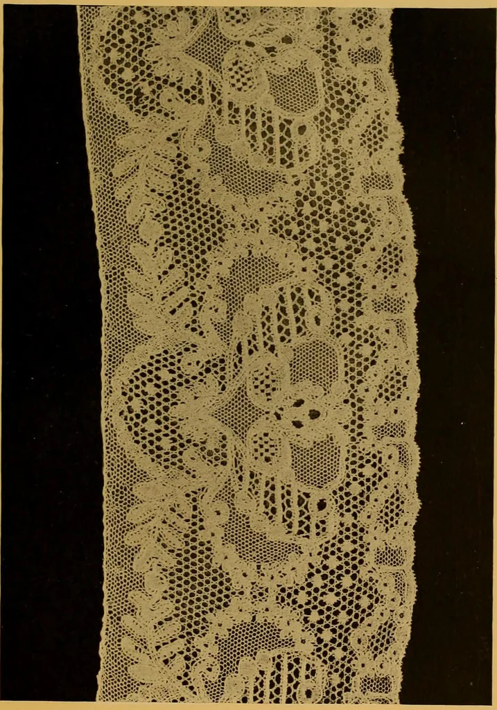 An illustration from The lace book, 1904, leaf 296