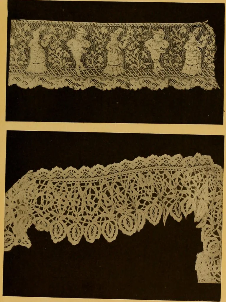 An illustration from The lace book, 1904, leaf 308