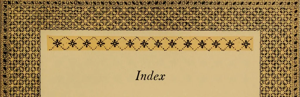 An illustration from The lace book, 1904, leaf 332