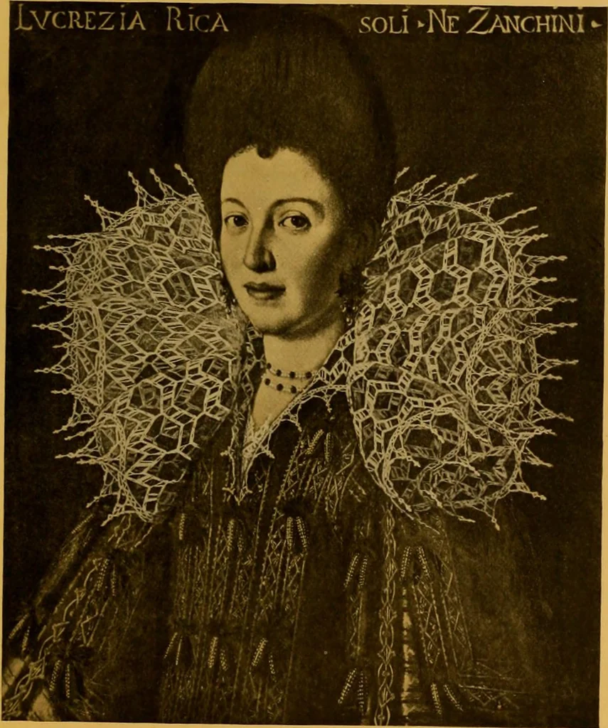 An illustration from The lace book, 1904, leaf 34