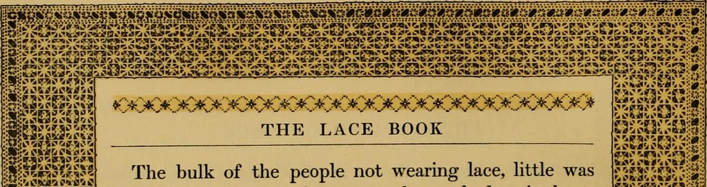 An illustration from The lace book, 1904, leaf 43