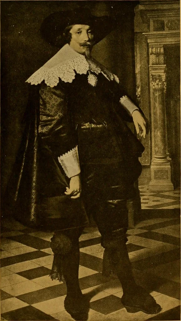 An illustration from The lace book, 1904, leaf 82