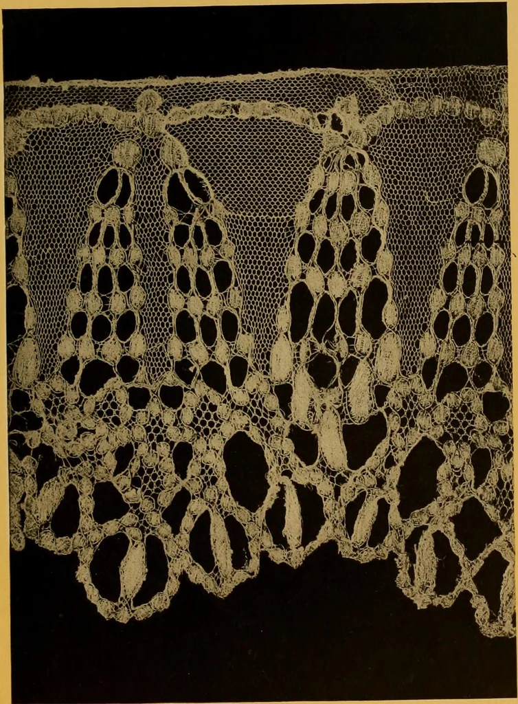 An illustration from The lace book, 1904, leaf 90