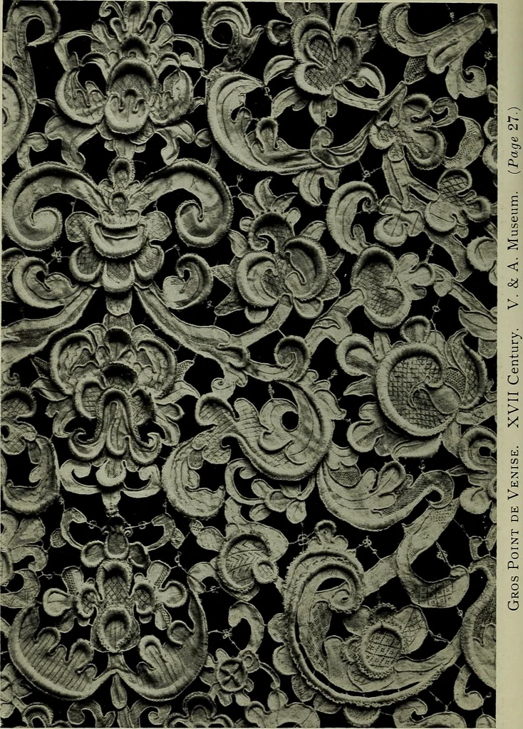 An illustration from The lace & embroidery collector; a guide to collectors of old lace and embroidery, 1922, leaf 249