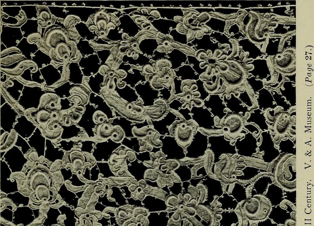 An illustration from The lace & embroidery collector; a guide to collectors of old lace and embroidery, 1922, leaf 250