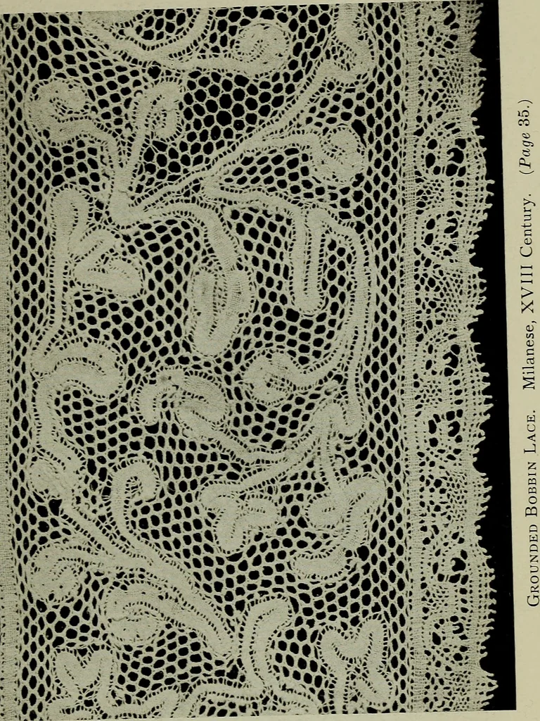An illustration from The lace & embroidery collector; a guide to collectors of old lace and embroidery, 1922, leaf 254