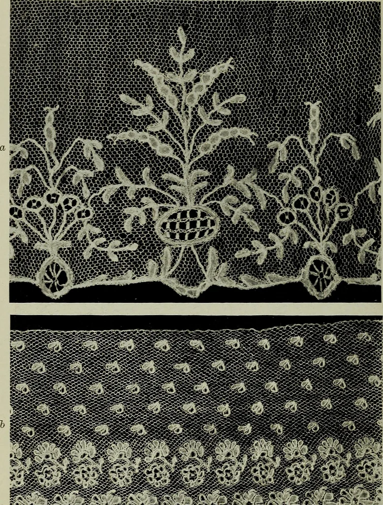 An illustration from The lace & embroidery collector; a guide to collectors of old lace and embroidery, 1922, leaf 259