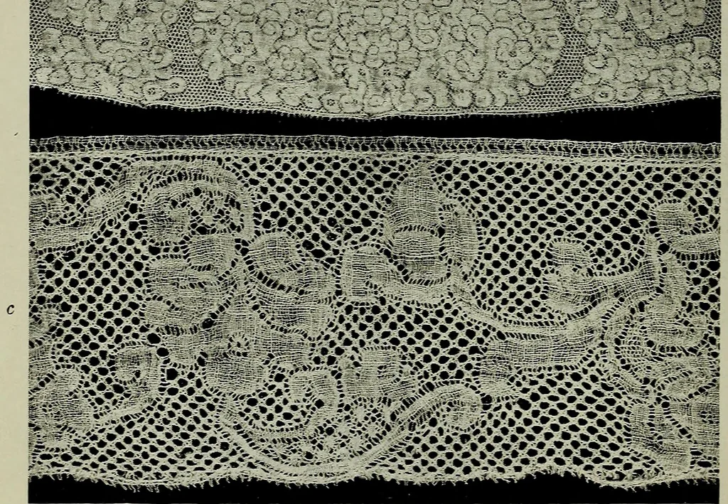 An illustration from The lace & embroidery collector; a guide to collectors of old lace and embroidery, 1922, leaf 261
