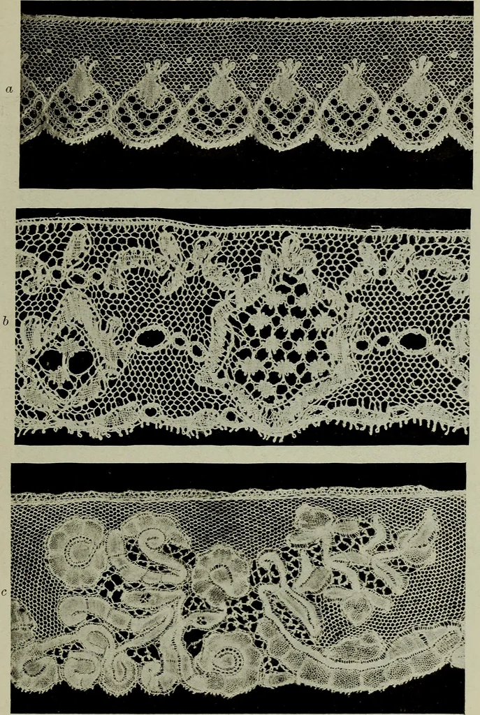 An illustration from The lace & embroidery collector; a guide to collectors of old lace and embroidery, 1922, leaf 264
