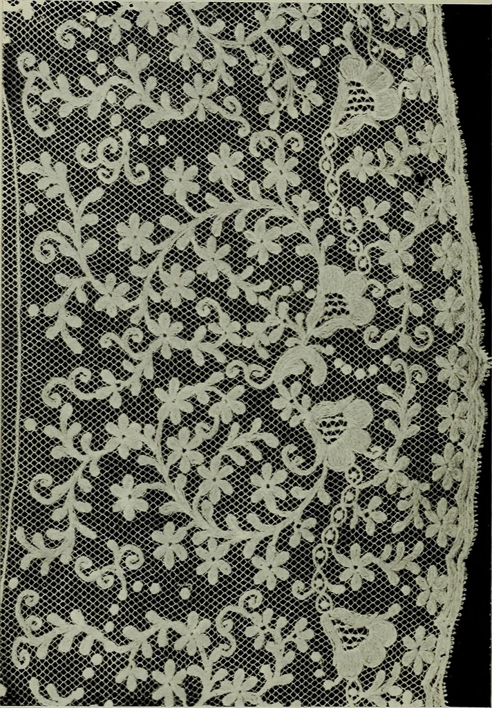 An illustration from The lace & embroidery collector; a guide to collectors of old lace and embroidery, 1922, leaf 265