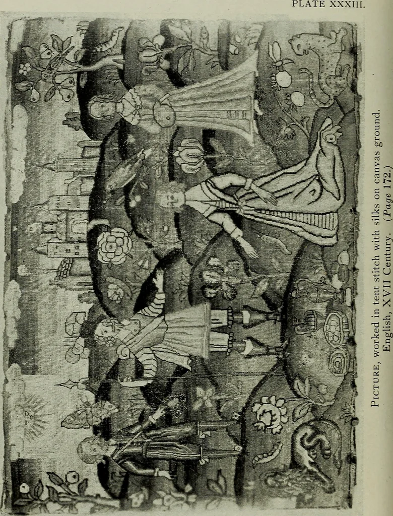 An illustration from The lace & embroidery collector; a guide to collectors of old lace and embroidery, 1922, leaf 277