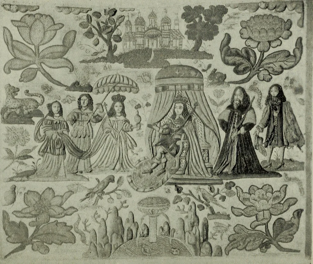 An illustration from The lace & embroidery collector; a guide to collectors of old lace and embroidery, 1922, leaf 279