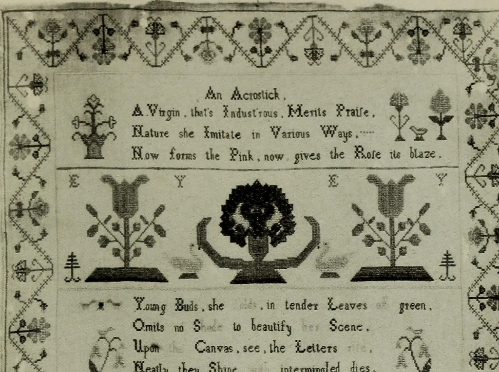 An illustration from The lace & embroidery collector; a guide to collectors of old lace and embroidery, 1922, leaf 292
