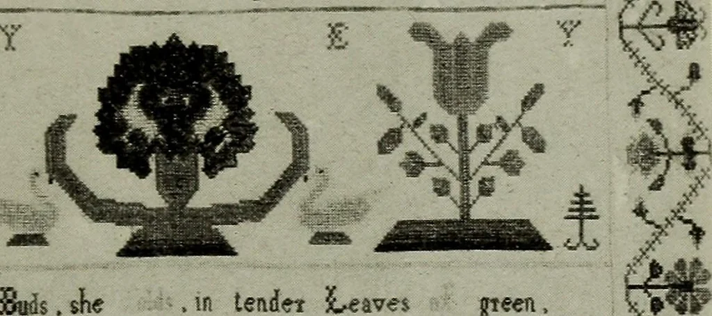 An illustration from The lace & embroidery collector; a guide to collectors of old lace and embroidery, 1922, leaf 292