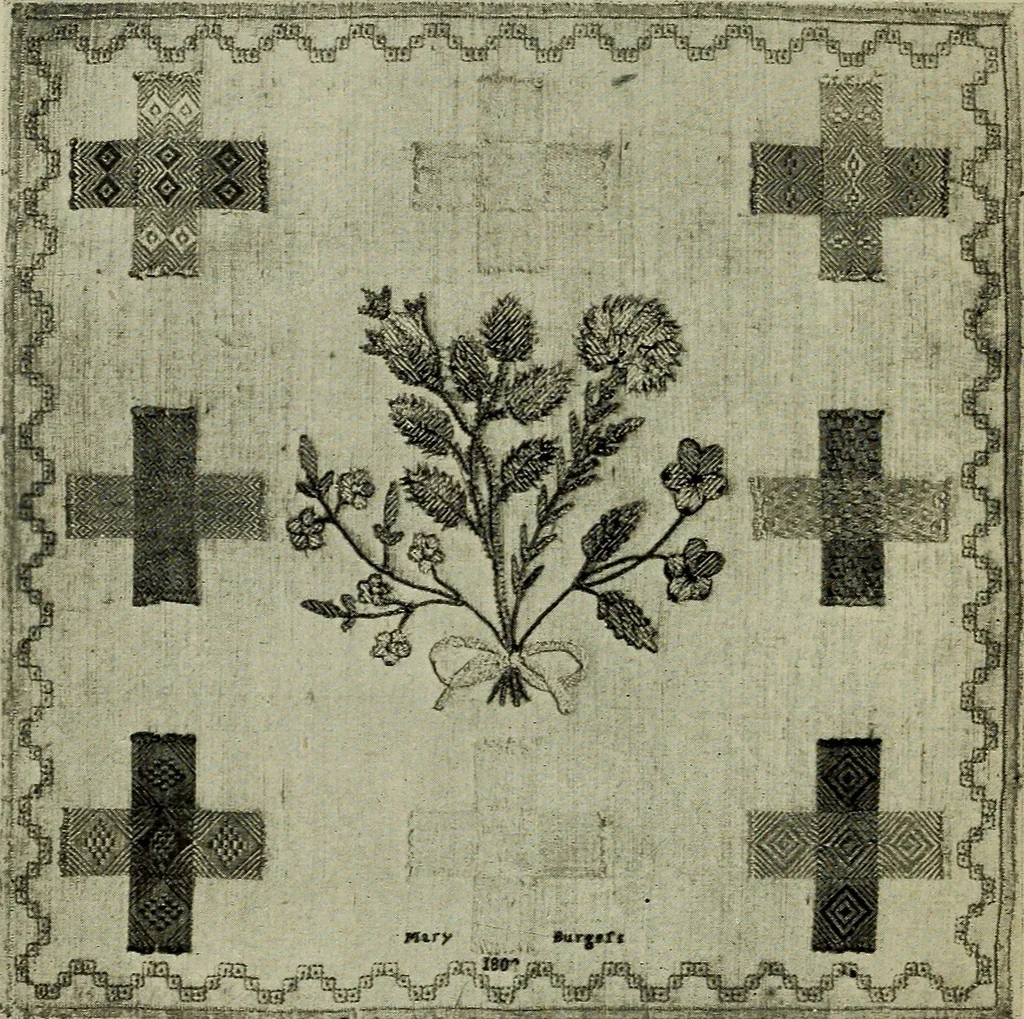 An illustration from The lace & embroidery collector; a guide to collectors of old lace and embroidery, 1922, leaf 293