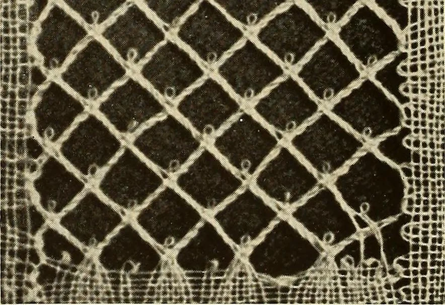 An illustration from A lace guide for makers and collectors; with bibliography and five-language nomenculture, profusely illus. with halftone plates and key designs, 1920, leaf 109