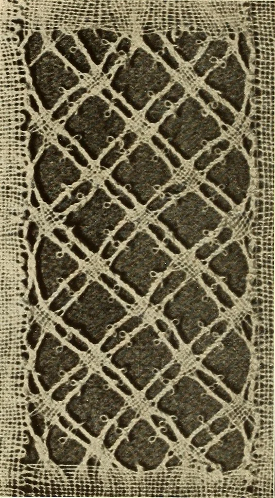 An illustration from A lace guide for makers and collectors; with bibliography and five-language nomenculture, profusely illus. with halftone plates and key designs, 1920, leaf 115