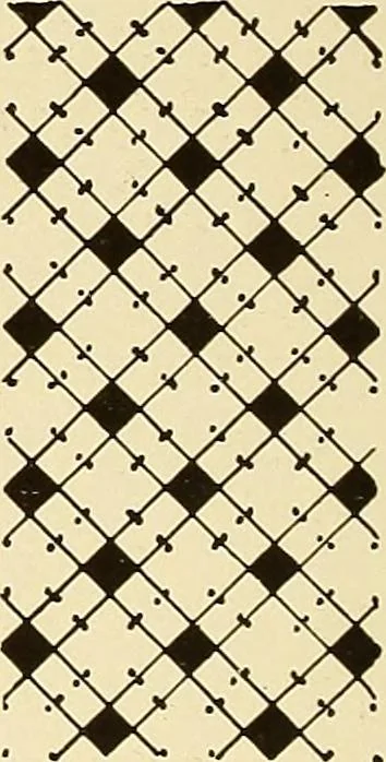 An illustration from A lace guide for makers and collectors; with bibliography and five-language nomenculture, profusely illus. with halftone plates and key designs, 1920, leaf 115