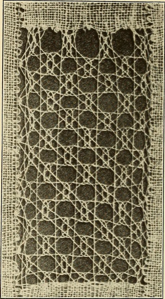 An illustration from A lace guide for makers and collectors; with bibliography and five-language nomenculture, profusely illus. with halftone plates and key designs, 1920, leaf 123
