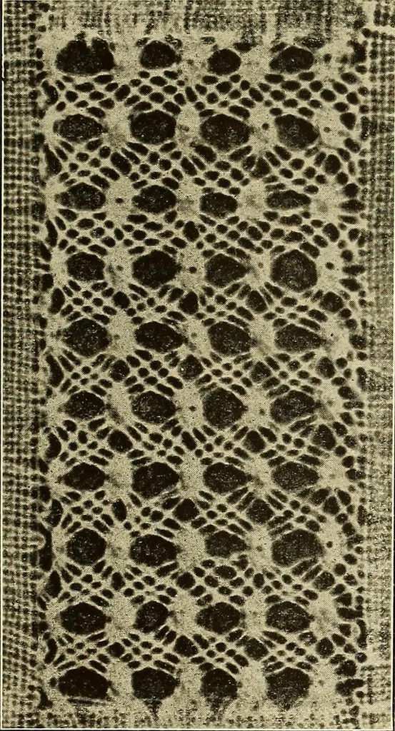 An illustration from A lace guide for makers and collectors; with bibliography and five-language nomenculture, profusely illus. with halftone plates and key designs, 1920, leaf 134