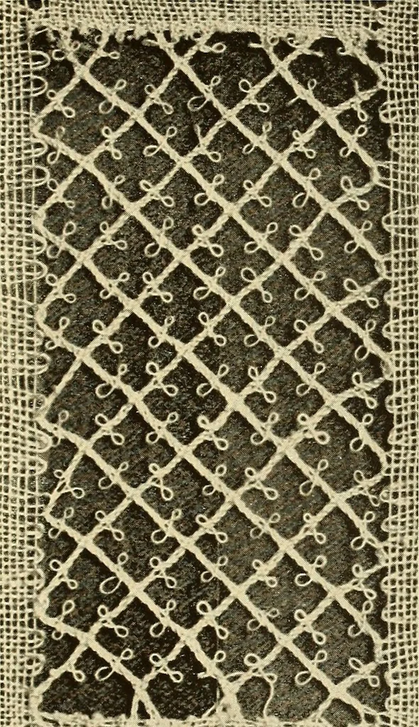 An illustration from A lace guide for makers and collectors; with bibliography and five-language nomenculture, profusely illus. with halftone plates and key designs, 1920, leaf 150