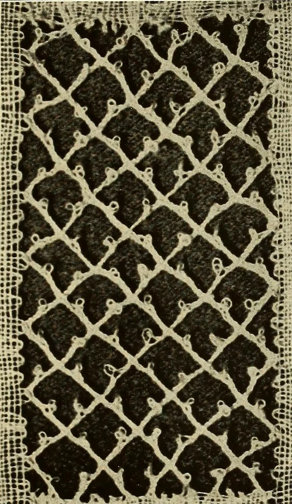 An illustration from A lace guide for makers and collectors; with bibliography and five-language nomenculture, profusely illus. with halftone plates and key designs, 1920, leaf 152
