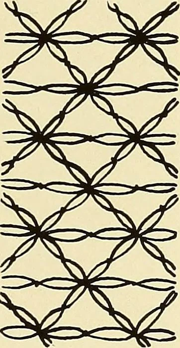 An illustration from A lace guide for makers and collectors; with bibliography and five-language nomenculture, profusely illus. with halftone plates and key designs, 1920, leaf 176