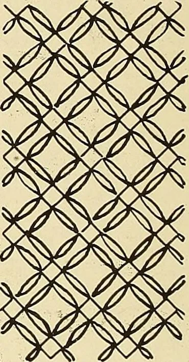 An illustration from A lace guide for makers and collectors; with bibliography and five-language nomenculture, profusely illus. with halftone plates and key designs, 1920, leaf 179