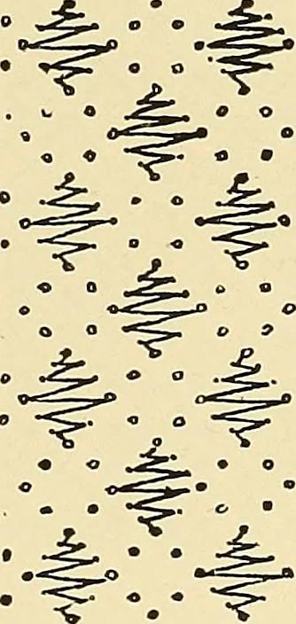 An illustration from A lace guide for makers and collectors; with bibliography and five-language nomenculture, profusely illus. with halftone plates and key designs, 1920, leaf 188