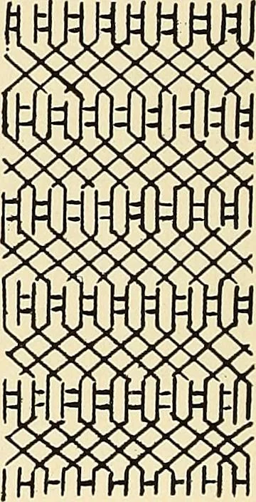 An illustration from A lace guide for makers and collectors; with bibliography and five-language nomenculture, profusely illus. with halftone plates and key designs, 1920, leaf 217