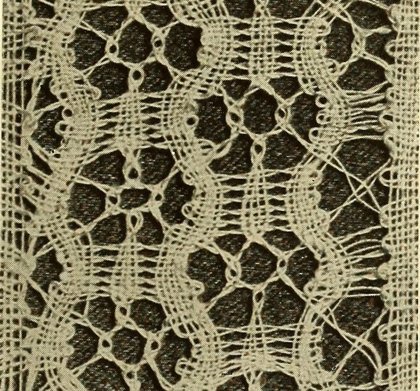An illustration from A lace guide for makers and collectors; with bibliography and five-language nomenculture, profusely illus. with halftone plates and key designs, 1920, leaf 238