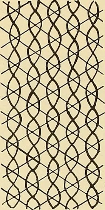 An illustration from A lace guide for makers and collectors; with bibliography and five-language nomenculture, profusely illus. with halftone plates and key designs, 1920, leaf 245