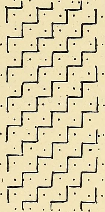 An illustration from A lace guide for makers and collectors; with bibliography and five-language nomenculture, profusely illus. with halftone plates and key designs, 1920, leaf 74