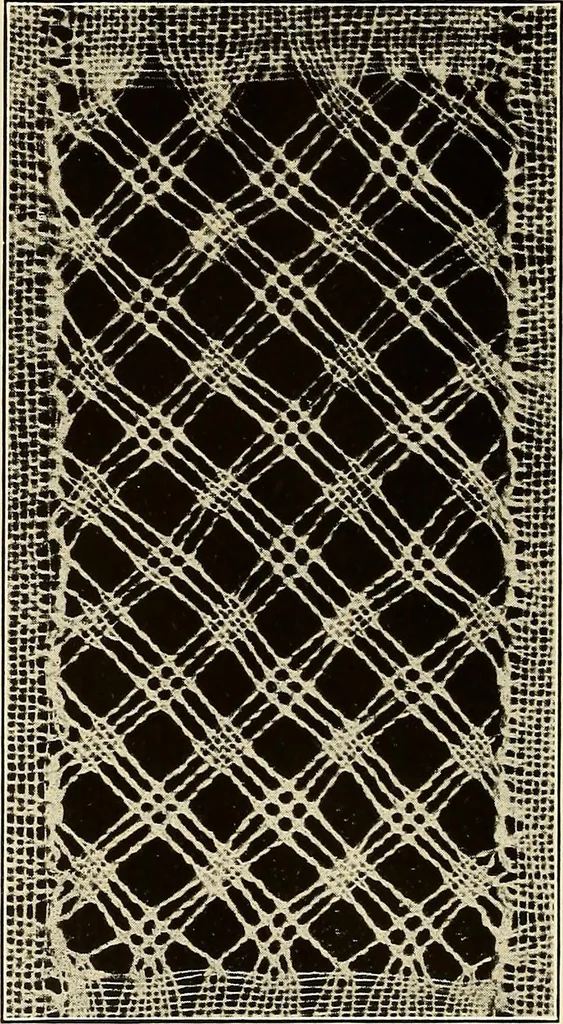 An illustration from A lace guide for makers and collectors; with bibliography and five-language nomenculture, profusely illus. with halftone plates and key designs, 1920, leaf 87