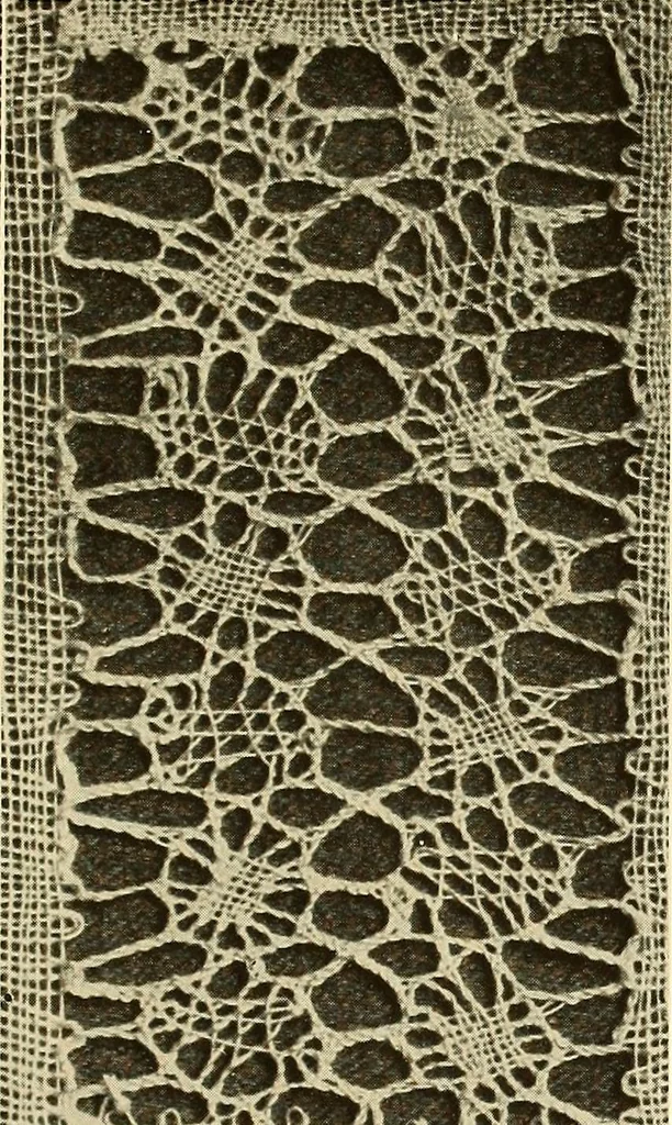 An illustration from A lace guide for makers and collectors; with bibliography and five-language nomenculture, profusely illus. with halftone plates and key designs, 1920, leaf 90