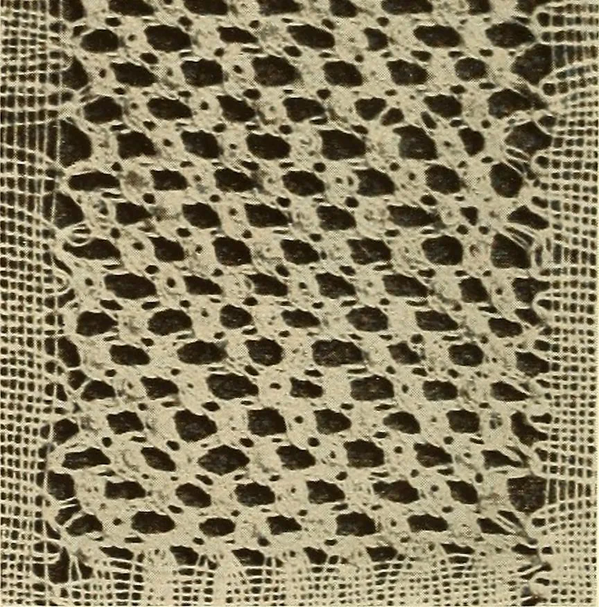 An illustration from A lace guide for makers and collectors; with bibliography and five-language nomenculture, profusely illus. with halftone plates and key designs, 1920, leaf 93