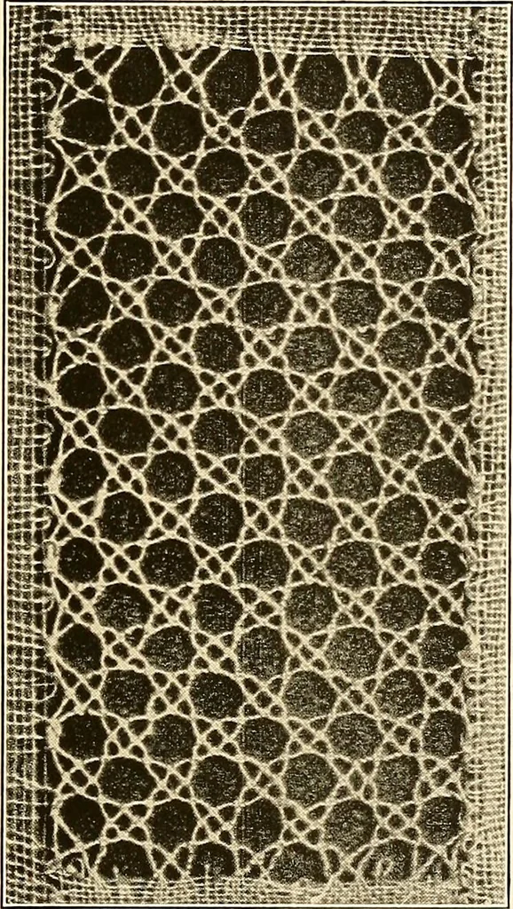 An illustration from A lace guide for makers and collectors; with a bibliography and five-language nomenclature, profusely illus. with halftone plates and key designs, 1920, leaf 126