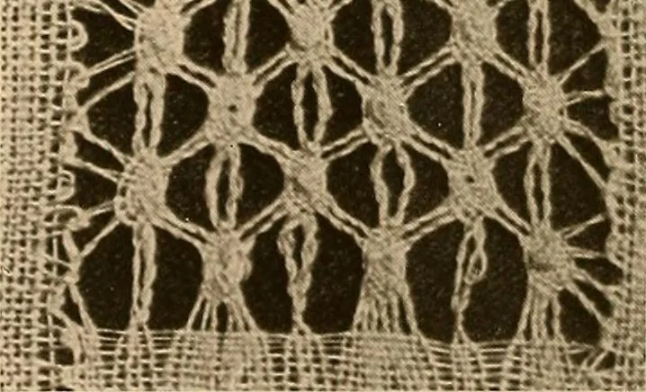 An illustration from A lace guide for makers and collectors; with a bibliography and five-language nomenclature, profusely illus. with halftone plates and key designs, 1920, leaf 159
