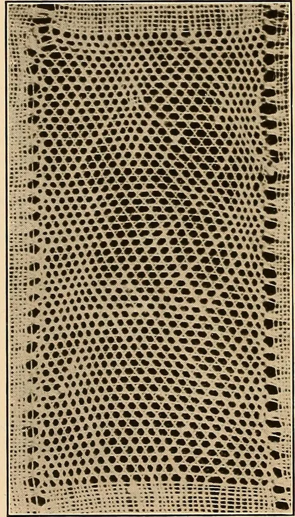 An illustration from A lace guide for makers and collectors; with a bibliography and five-language nomenclature, profusely illus. with halftone plates and key designs, 1920, leaf 73