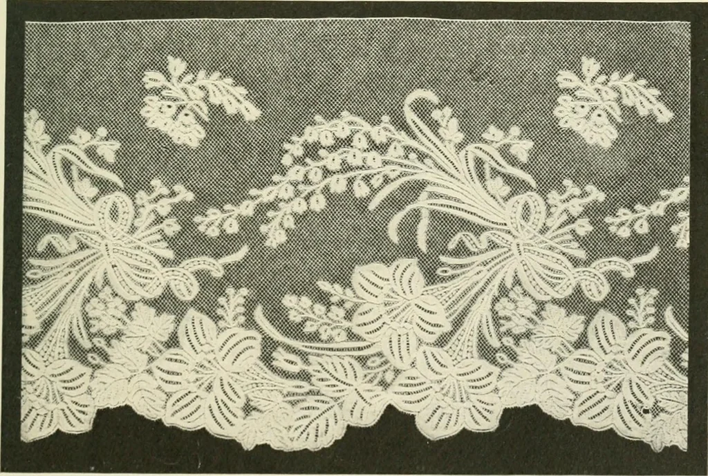 An illustration from Lace, its origin and history, 1904, leaf 15