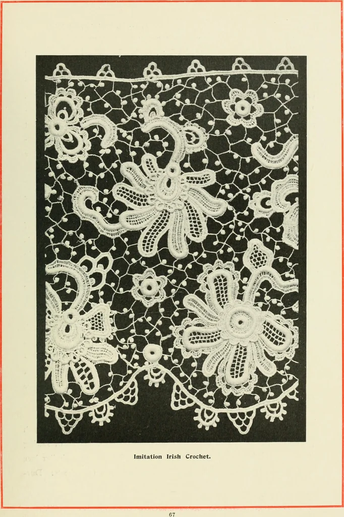 An illustration from Lace, its origin and history, 1904, leaf 73