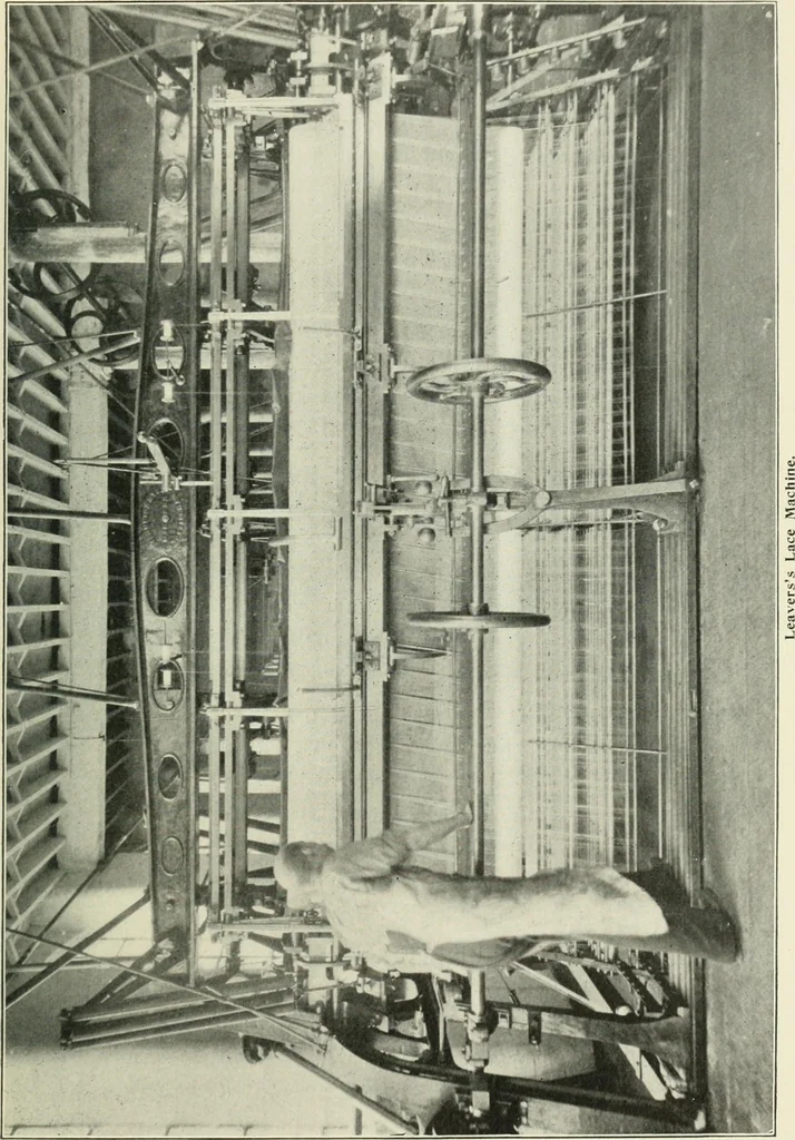 An illustration from Lace, its origin and history, 1904, leaf 77