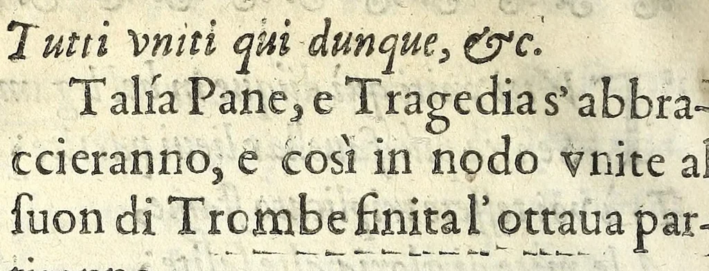 An illustration from La centavra : svggetto diviso in commedia, pastorale, e tragedia, 1622, leaf 40