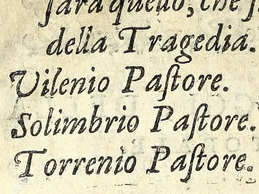 An illustration from La centavra : svggetto diviso in commedia, pastorale, e tragedia, 1622, leaf 44